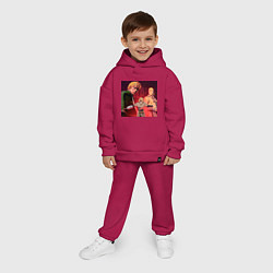 Детский костюм оверсайз Сага о Винланде - Время, цвет: маджента — фото 2