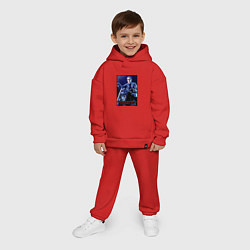 Детский костюм оверсайз T2 - Arnold, цвет: красный — фото 2