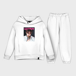 Детский костюм оверсайз Lee Know Rock Star Stray Kids, цвет: белый