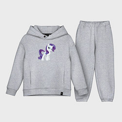 Детский костюм оверсайз Рарити из My Little Pony в кино, цвет: меланж