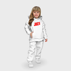 Детский костюм оверсайз Judo red, цвет: белый — фото 2