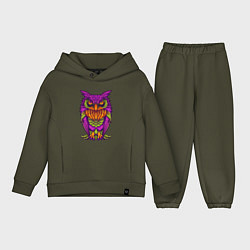 Детский костюм оверсайз Purple owl