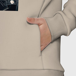 Детский костюм оверсайз Свирепый бультерьер, цвет: миндальный — фото 2