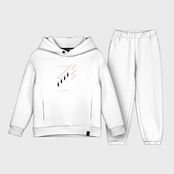 Детский костюм оверсайз Kraftwerk - Aerodynamic, цвет: белый