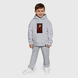 Детский костюм оверсайз Марионетка death stranding 2, цвет: меланж — фото 2