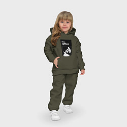 Детский костюм оверсайз Суп и офис, цвет: хаки — фото 2