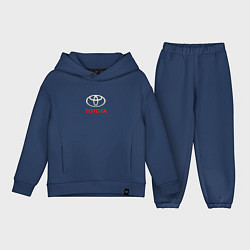 Детский костюм оверсайз Toyota brend auto, цвет: тёмно-синий