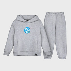 Детский костюм оверсайз Volkswagen logo blue