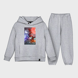 Детский костюм оверсайз Моя геройская академия Кацуки Бакуго Идзуку Мидори, цвет: меланж