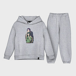 Детский костюм оверсайз Монолог фармацевта Жэньши Расчётливый интриган, цвет: меланж