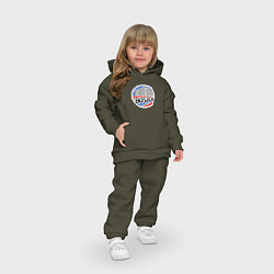 Детский костюм оверсайз City Boston, цвет: хаки — фото 2