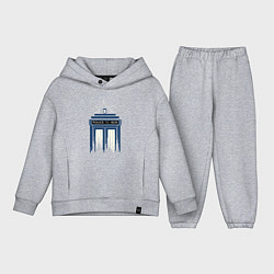Детский костюм оверсайз Light tardis, цвет: меланж