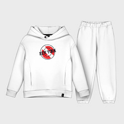 Детский костюм оверсайз NY city USA, цвет: белый