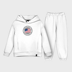Детский костюм оверсайз Made in the USA, цвет: белый