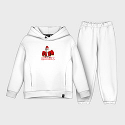 Детский костюм оверсайз Санта Роблокс, цвет: белый