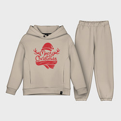 Детский костюм оверсайз Рождественский колпак, цвет: миндальный