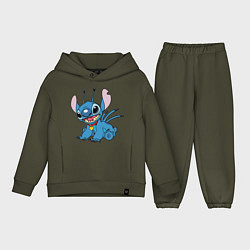 Детский костюм оверсайз Alien Stitch, цвет: хаки