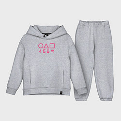Детский костюм оверсайз Номер 456, цвет: меланж