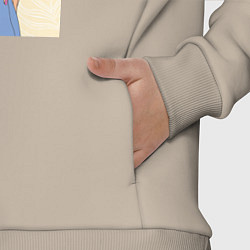 Детский костюм оверсайз Капучино вайб, цвет: миндальный — фото 2