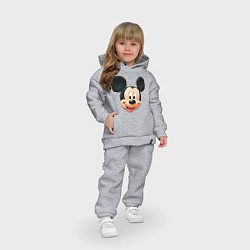 Детский костюм оверсайз Mickey mouse head, цвет: меланж — фото 2