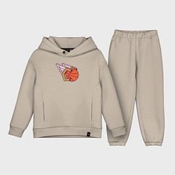 Детский костюм оверсайз Cavaliers wings, цвет: миндальный