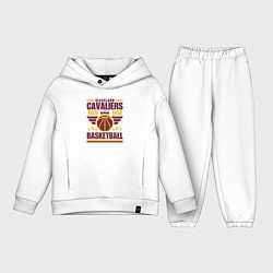 Детский костюм оверсайз Cleveland basket, цвет: белый