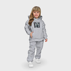 Детский костюм оверсайз Бобер в костюме, цвет: меланж — фото 2