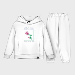 Детский костюм оверсайз Depeche Mode - Rose Bowl 88, цвет: белый