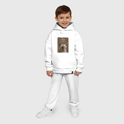 Детский костюм оверсайз Yo - Im Sphynx, цвет: белый — фото 2