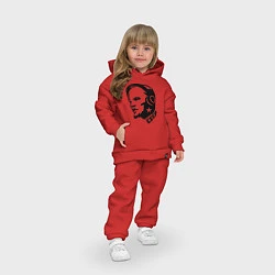 Детский костюм оверсайз Ленин: музыка СССР, цвет: красный — фото 2