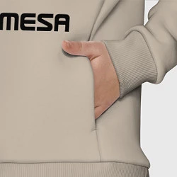 Детский костюм оверсайз Black Mesa: Logo, цвет: миндальный — фото 2