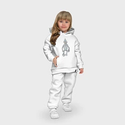 Детский костюм оверсайз Iron Bender, цвет: белый — фото 2