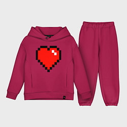Детский костюм оверсайз Minecraft Lover, цвет: маджента