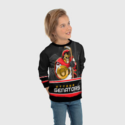 Свитшот детский Ottawa Senators, цвет: 3D-черный — фото 2