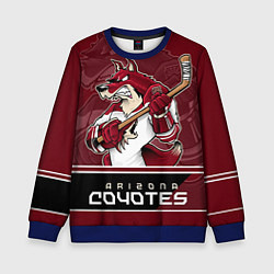 Свитшот детский Arizona Coyotes, цвет: 3D-синий