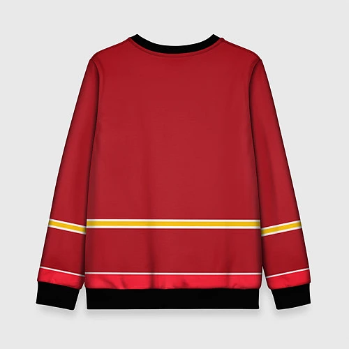 Детский свитшот Calgary Flames / 3D-Черный – фото 2