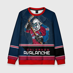 Свитшот детский Colorado Avalanche, цвет: 3D-красный