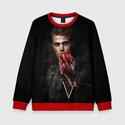 Свитшот детский Stefan Salvatore V3, цвет: 3D-красный