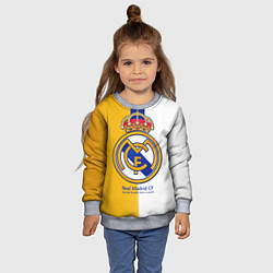 Свитшот детский Real Madrid CF, цвет: 3D-меланж — фото 2