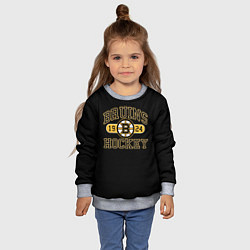 Свитшот детский Boston Bruins: Est.1924, цвет: 3D-меланж — фото 2