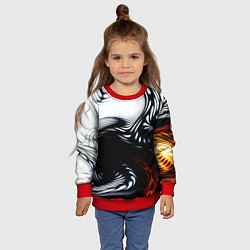 Свитшот детский Abrupt, цвет: 3D-красный — фото 2