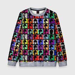 Детский свитшот The Beatles: pop-art