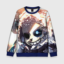 Свитшот детский Sans and snow, цвет: 3D-синий