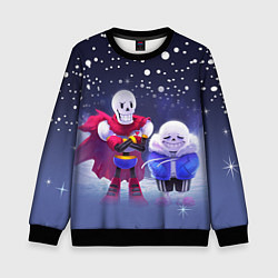 Детский свитшот Sans & Papyrus