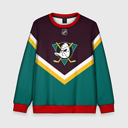 Свитшот детский NHL: Anaheim Ducks, цвет: 3D-красный