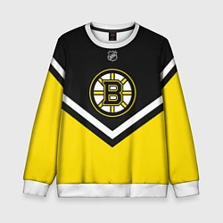 Свитшот детский NHL: Boston Bruins, цвет: 3D-белый