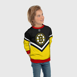 Свитшот детский NHL: Boston Bruins, цвет: 3D-красный — фото 2