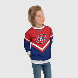 Свитшот детский NHL: Montreal Canadiens, цвет: 3D-белый — фото 2