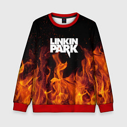 Свитшот детский Linkin Park: Hell Flame, цвет: 3D-красный
