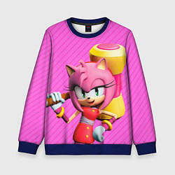 Свитшот детский Amy Rose, цвет: 3D-синий